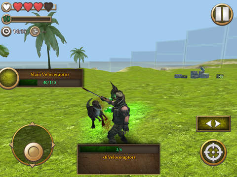 Игра Dinosaur: Mercenary War Pro