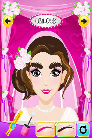 Wedding Day Eyebrow Beauty Makeover Salon - Cool Free Games for Girls screenshot 3