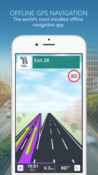 Sygic: GPS Navigation Offline Maps POI Traffic Speed Cameras