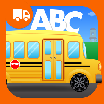 ABC School Bus - an alphabet fun game for preschool kids learning ABCs and love Trucks and Things That Go LOGO-APP點子