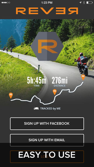 Rever Motorcycle - GPS Ride Tracking Motorcycle Maps and Ride Recommendations