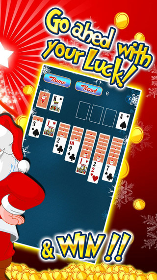 【免費遊戲App】Christmas Klondike Solitaire Play and Win Unlimited Fun!-APP點子