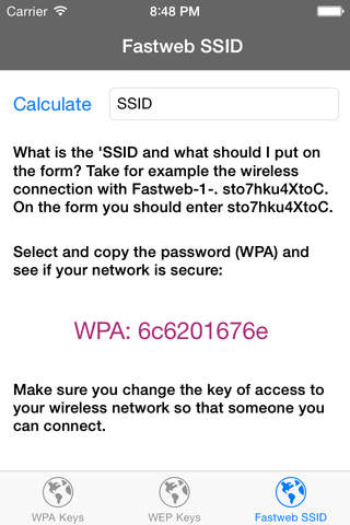 Wi-Fi Pass - WPA/WEP SSID screenshot 3