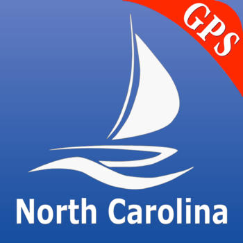 North Carolina nautical chart GPS: marine & lake gps waypoint, route and track for boating cruising fishing yachting sailing diving LOGO-APP點子