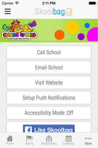 Childs World Early Learning Centres - Skoolbag screenshot 4