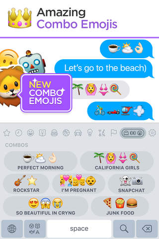 Emojis - New Emoji Keyboard for iPhone Free screenshot 3