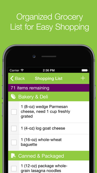 【免費生活App】eMeals - Meal Planning and Grocery Shopping List-APP點子