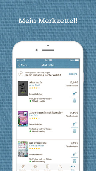 【免費生活App】Thalia - Meine Bücher, meine App!-APP點子