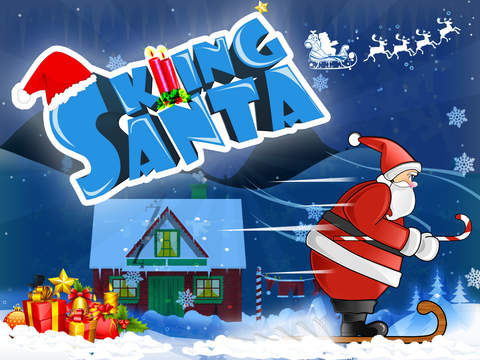 【免費遊戲App】Skiing Santa Challenge-APP點子