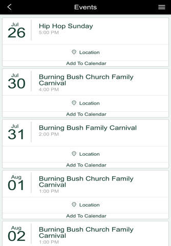 Burning Bush Church screenshot 4