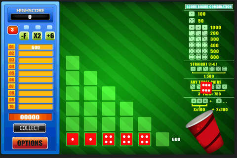 ⋆Farkle FREE - Farkle Online Gambling Game screenshot 3