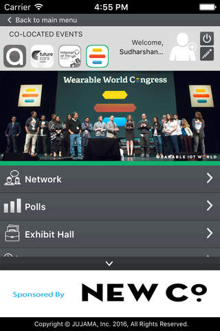 Wearable World Congress screenshot 2
