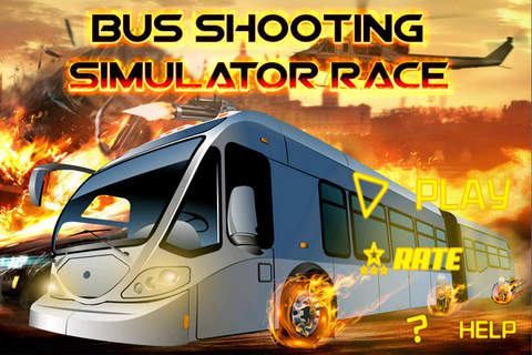`A 3D Bus Shooting Simulator Race screenshot 2