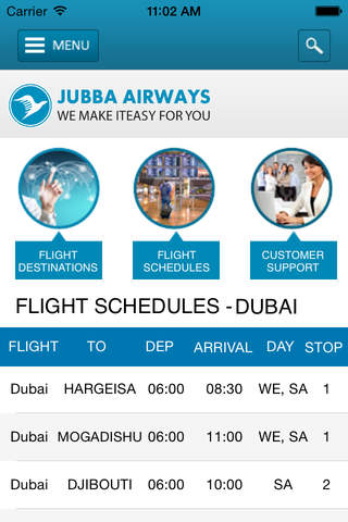 Jubba Airways Free screenshot 3