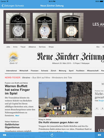 【免費新聞App】Zeitungen Schweiz-APP點子