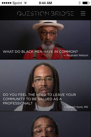 Question Bridge: Black Males screenshot 2