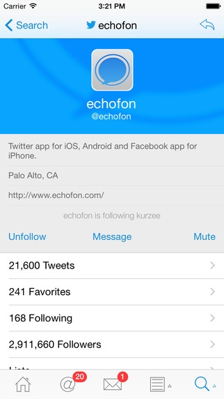 【免費社交App】Echofon Pro for Twitter-APP點子