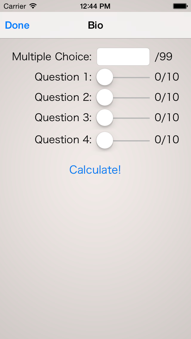 AP Score Calculator (ios)