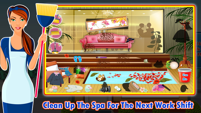 Clean Up The Spa Salon - Free fun washing and cleaning game