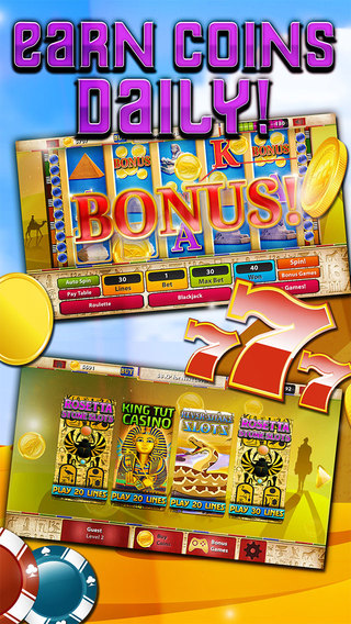 【免費遊戲App】Slots - Pyramid's Way (Magic Journey of Gold Casino Dash) - FREE-APP點子