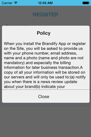 Brandify screenshot 2