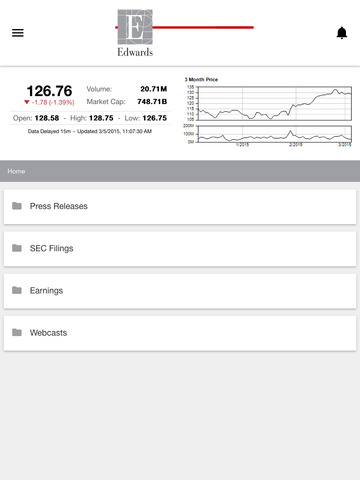 【免費財經App】Edwards Investor Relations (IR)-APP點子