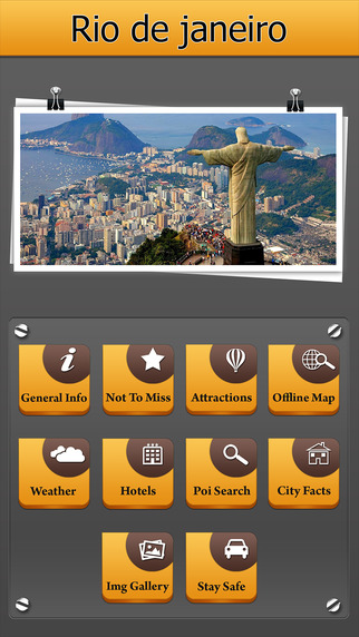 Rio de Janeiro Offline Map City Guide