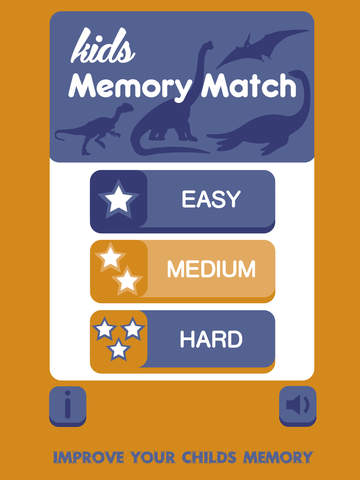 【免費教育App】Kids Memory Match : Dinosaurs-APP點子