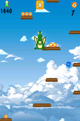 Dragon Dash Story - Tap to jump up to the sky castle screenshot 4
