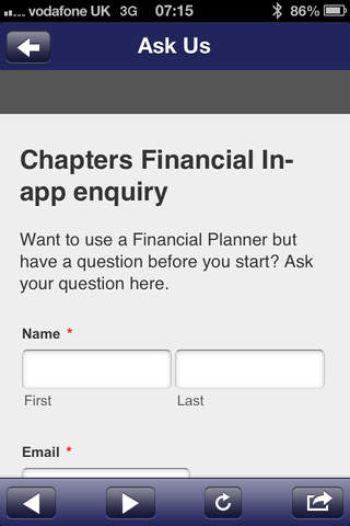 Chapters Financial screenshot 3