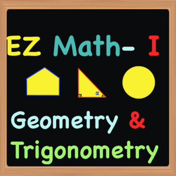 EZ Math for Middle School (Grades 5 to 8) Part 1 - Geometry & Trigonometry LOGO-APP點子