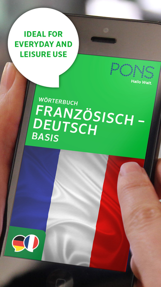 Dictionary French - German BASIC by PONS