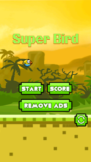 【免費遊戲App】Flappy Super Bird : Mission Impossible-APP點子