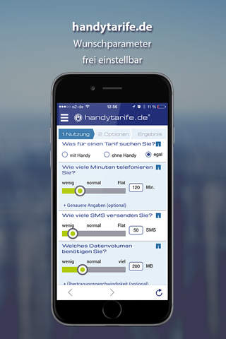 handytarife.de - Tarifvergleich und Tarifrechner für Mobilfunktarife und Smartphones screenshot 4