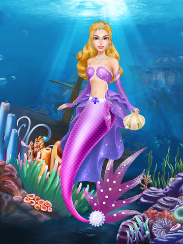 【免費遊戲App】Princess Mermaid's Beauty Salon-APP點子