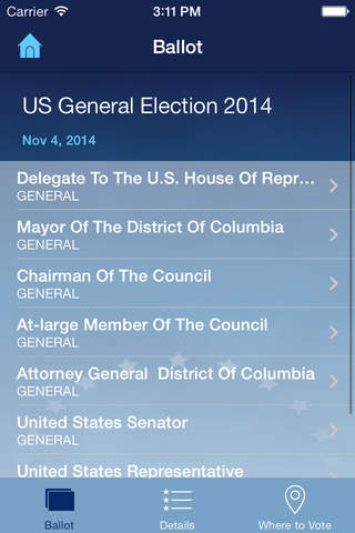 Voting Info screenshot 2