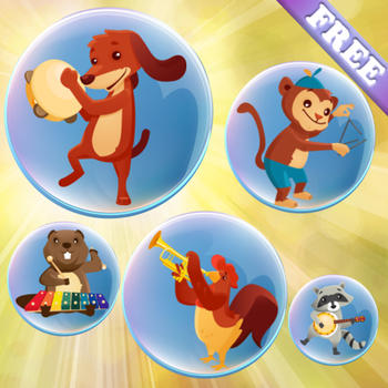 Music Bubbles for Toddlers and Kids : Musical Instruments and sounds ! FREE LOGO-APP點子