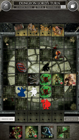 【免費遊戲App】Dungeon Heroes: The Board Game-APP點子