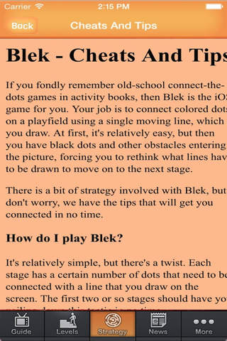 Blek Guide screenshot 2