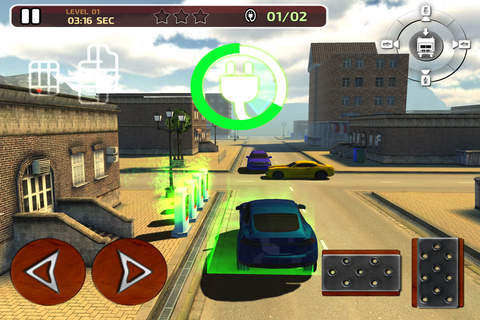 3D Electric Car Parking - EV Driving and Charging Simulator Game FREE screenshot 3