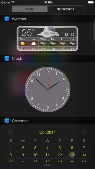 Widget - Add Custom Widgets to Notification Center Today View