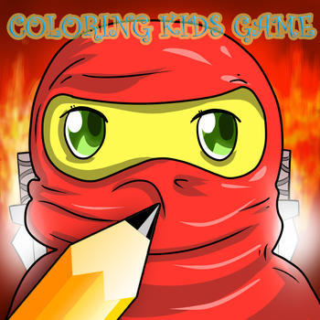 Kids Paint Learn With Ninja Go Version LOGO-APP點子