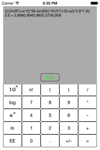 calculator--- screenshot 2