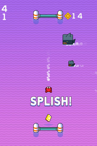 Super Splash Pong : the impossible game of crossy monsters screenshot 2