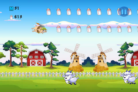 A Flying Farm Animal - Survival Catch FREE screenshot 3