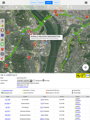 【免費旅遊App】FAA Airport Status Flight Schedule Pro - Live Street Map View and Road Trip Finder-APP點子