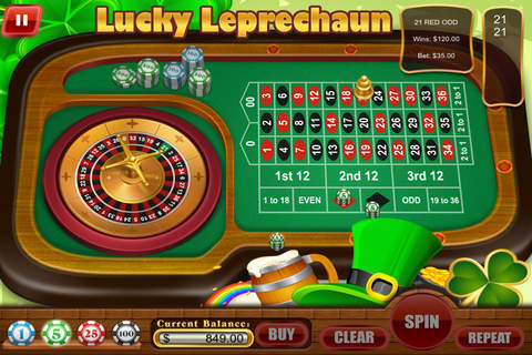 Amazing Lucky Leprechaun Crack the Jackpot Fortune with Big Bingo Roulette Casino Free screenshot 4