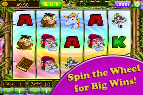 Fantasy Forest Mania Casino : Slot Machines screenshot 4