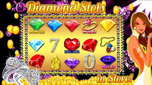 AAA Aattractive Diamond Jewery Jackpot Money Glamour and Coin$