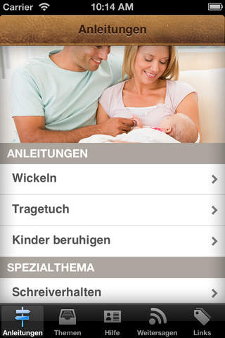 BabyApp für Eltern mit Kleinkindern von 0-3 Jahren screenshot 2